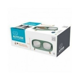 Ciotola per cani MPETS Altitude 50 ml Acciaio inossidabile Doppia