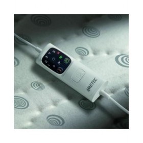 Coperta Elettrica IMETEC 16631 Bianco/Grigio Cotone