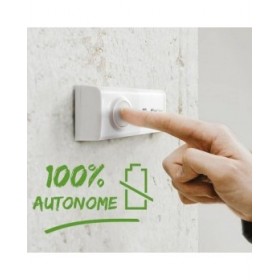 Campanello Senza Fili con Pulsante SCS SENTINEL EcoBell 100 100 m