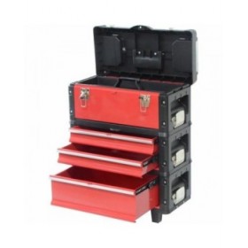 Carrello per attrezzi Defpro Componibile Impilabile 3 Pezzi
