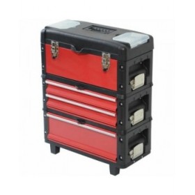 Carrello per attrezzi Defpro Componibile Impilabile 3 Pezzi