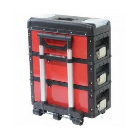Carrello per attrezzi Defpro Componibile Impilabile 3 Pezzi