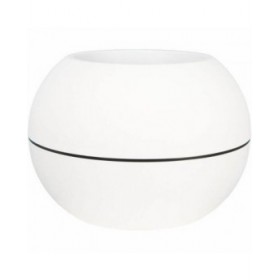 Vaso Riss RIV3580798142023 Bianco Plastica Rotondo
