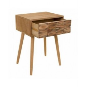 Comodino Alexandra House Living Naturale 63 x 38 x 44 cm