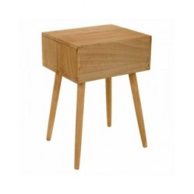 Comodino Alexandra House Living Naturale 63 x 38 x 44 cm