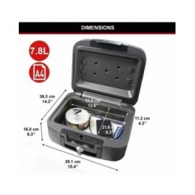 Cassaforte Master Lock Nero 7,8 L
