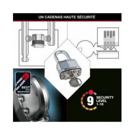 Lucchetto con chiave Master Lock (3 Unità)