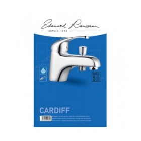 Rubinetto a comando unico per doccia Rousseau Cardiff Chrome