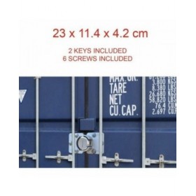 Lucchetto con chiave Master Lock Zinco Rettangolare (4 Unità)