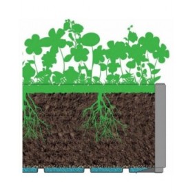 Vaso Starwax 80 cm Verde