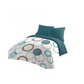 Set di copripiumino HOME LINGE PASSION Verde 220 x 240 cm Cerchi