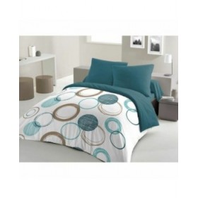 Set di copripiumino HOME LINGE PASSION Verde 220 x 240 cm Cerchi