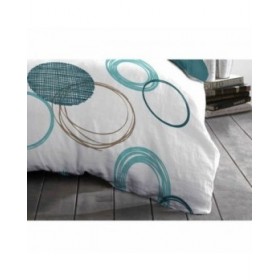 Set di copripiumino HOME LINGE PASSION Verde 220 x 240 cm Cerchi