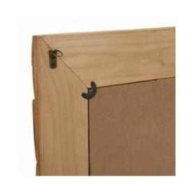 Specchio da parete Alexandra House Living Naturale 84 x 2 x 62 cm Rettangolare
