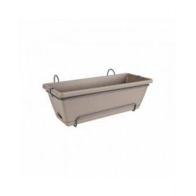 Vaso Elho Marrone 50 cm Grigio polipropilene Plastica Rettangolare