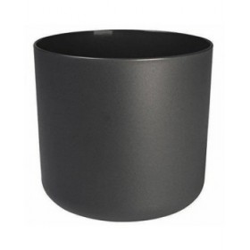 Vaso Elho Ø 34 cm Nero Antracite polipropilene Plastica Rotondo Moderno