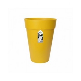 Vaso Elho Giallo Ø 34 cm Ocra Plastica Rotondo Moderno
