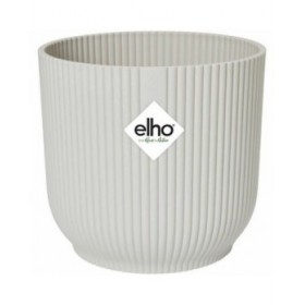 Vaso Elgato Bianco Ø 30 cm Plastica Rotondo Moderno
