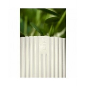 Vaso Elgato Bianco Ø 30 cm Plastica Rotondo Moderno