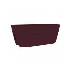 Vaso EDA Rosso Plastica Ovale Moderno