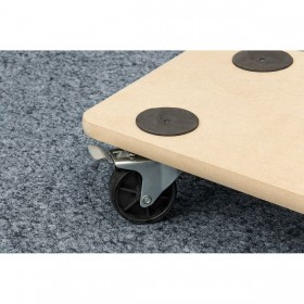 Piattaforma Meister 821400 200 kg Con freni 59 x 25 cm