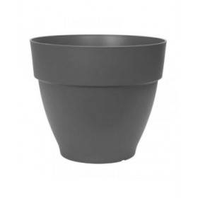 Vaso Elho Ø 55 cm Nero Plastica Rotondo Moderno