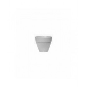 Vaso Elho Grigio Plastica Rotondo Moderno