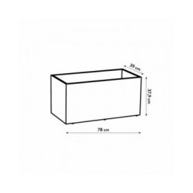Vaso Elho 79 x 35 x 39 cm Plastica Moderno