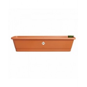 Vaso Elho 20 x 78 x 17 cm Marrone Plastica Quadrato