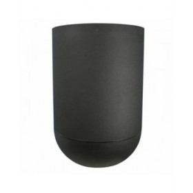 Vaso Riss Nero Ø 50 cm Plastica Rotondo