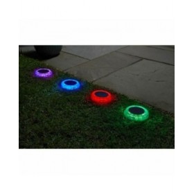 Set di picchetti solari da giardino Super Smart DecorDisk (4 Unità)