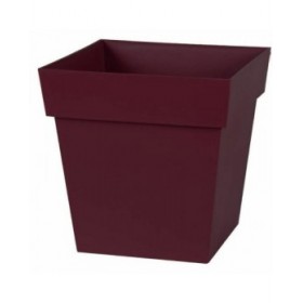 Vaso Ecolux Toscana Rosso Bordeaux 32 x 32 x 32 cm