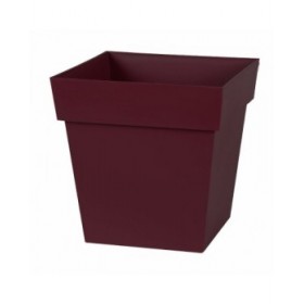 Vaso Ecolux Toscana Rosso Bordeaux 32 x 32 x 32 cm