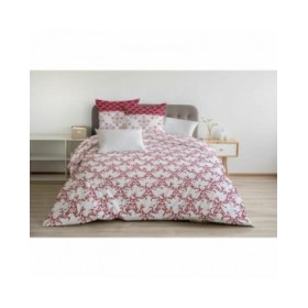 Set di copripiumino HOME LINGE PASSION Bianco Bordeaux 240 x 260 cm