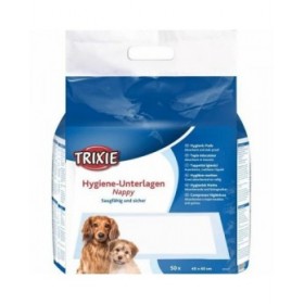 Tappetini Igienici per Cani Trixie Puppy Nappy 40 x 60 cm Bianco 50 Unità