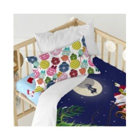 Set di copripiumino HappyFriday XMAS Multicolore Culla Neonato 2 Pezzi