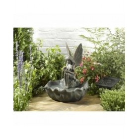 Fontana da giardino Super Smart Poliresina Fata 45 x 34,5 x 37 cm
