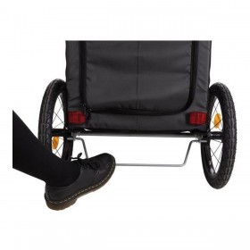 Rimorchio per animali domestici Trixie Grigio 63 x 95 x 90 cm Bicicletta