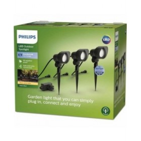 Lampada Philips Nero 220-240 V Bianco Caldo 600 lm