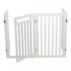 Porta di accesso Trixie Cane Bianco 60-160 x 81 cm