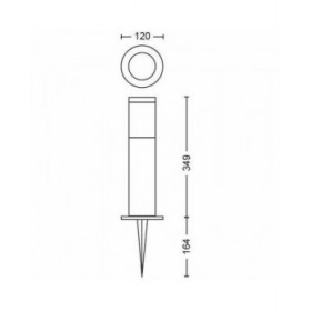 Lampada Philips Grigio 12 V Bianco Caldo 600 lm (1 Unità)