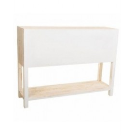 Credenza Alexandra House Living Azzurro Legno di abete Legno MDF 35 x 90 x 125 cm