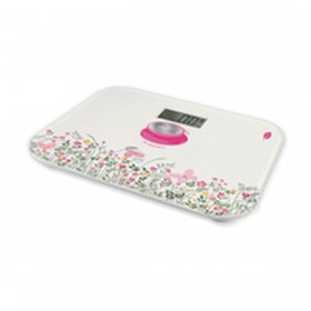 Bilancia Digitale da Bagno Little Balance Kinetic Classic Floral Multicolore Vetro Temperato 180 kg