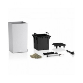 Vaso Autoirrigante Lechuza Bianco 40 x 40 x 56 cm LED