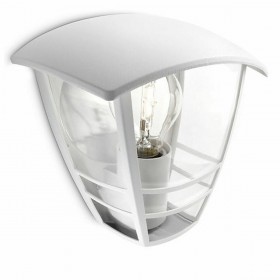 Applique da Parete Philips Creek 19,5 cm Bianco Metallo Alluminio A+ E27
