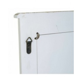Specchio da parete Alexandra House Living Bianco 3 x 90 x 70 cm Rettangolare
