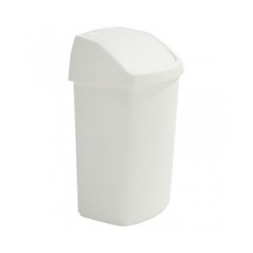 Secchio della spazzatura TAPA BASCULANTE Bianco Plastica