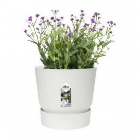 Vaso Elho Greenville Rotonda Bianco Plastica (Ø 29,5 x 27,8 cm)
