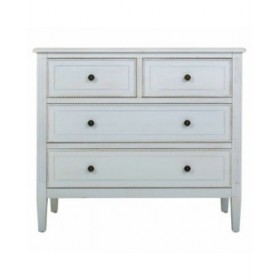 Cassettiera Alexandra House Living Bianco Legno di abete Legno MDF 36 x 75 x 85 cm