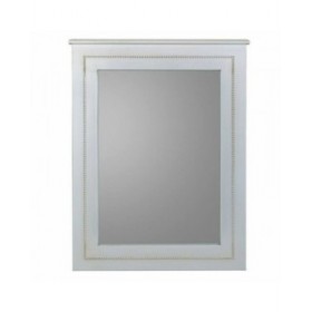 Specchio da parete Alexandra House Living Bianco 3 x 90 x 70 cm Rettangolare
